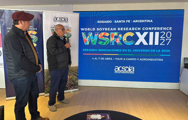 En Rosario en 2027: 12ª Conferencia mundial de investigación sobre soja